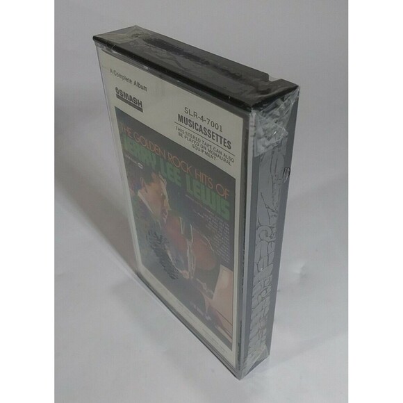 VTG Jerry Lee Lewis Golden Rock Hits New SEALED Cassette Tape CRC SLR-4-7001 - Picture 5 of 5